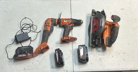 18v Ridgid combo