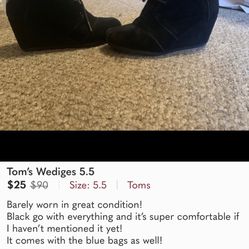 Tom’s Wediges 5.5