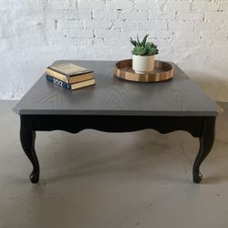 Refinished Coffee Table Black And Gray 