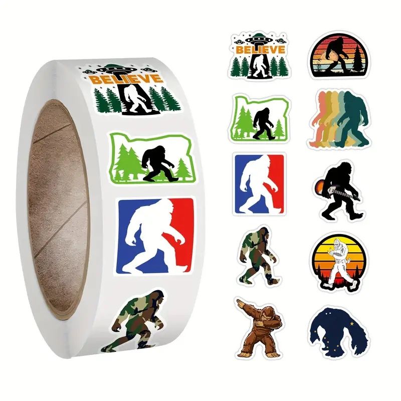 500 Bigfoot Outdoors Stickers Bonanza