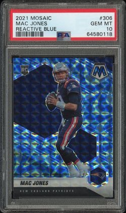 2021 PANINI MOSAIC | REACTIVE BLUE ROOKIE CARDMAC JONES 306