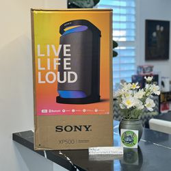 Sony Xp500 Portable BT Party Speaker Via Ayer Resistance 