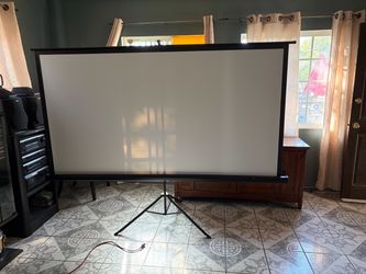 Portable Projector Screen with Tripod Stand