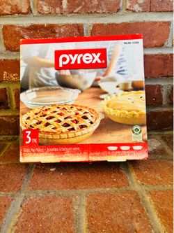 Pyrex pie plates