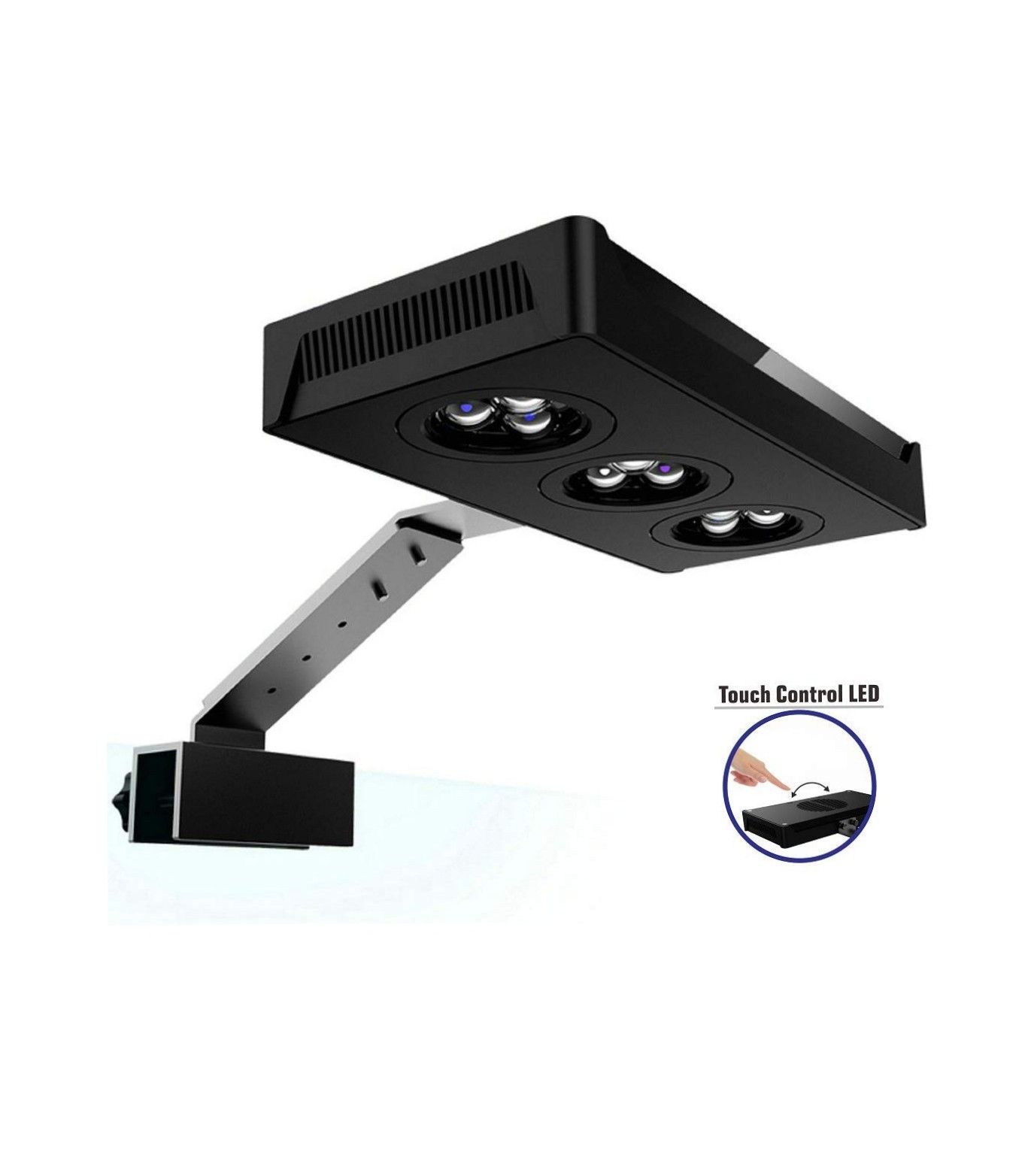 HIPARGERO LED Aquarium Light – Aquarium LED Lights 30W Saltwater Lighting