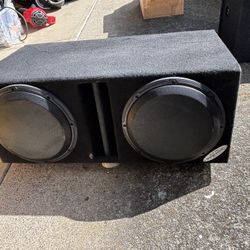 JL Audio Subs Box And Amp 