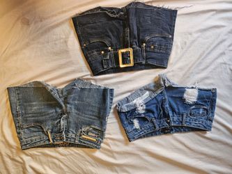 SIZE 5 JEAN SHORTS STARTING AT $4