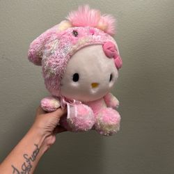 Hello Kitty Rainbow Bunny Plush