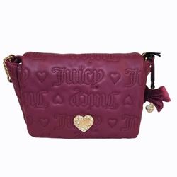 Juicy Couture 'Lovely Girl' Crossbody Bag in Plum Berry