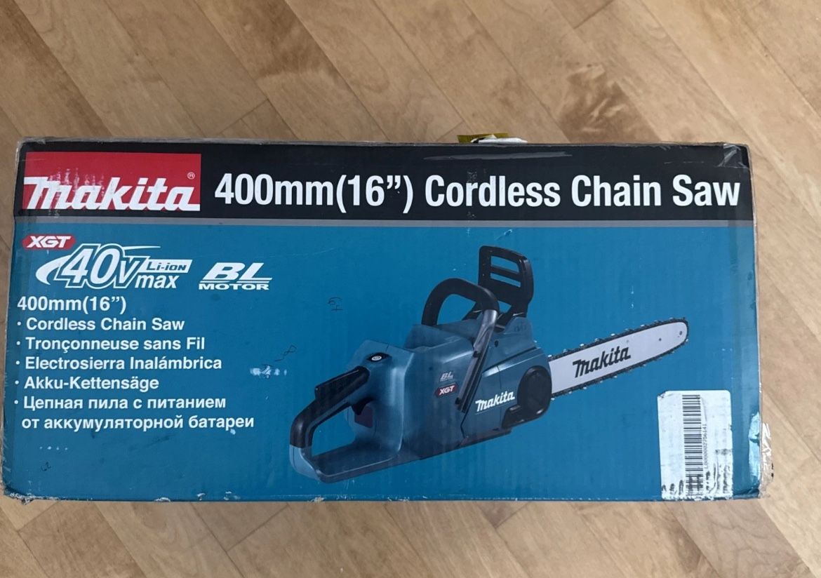 Makita GCU05Z 40v Max XGT Brushless Cordless 16" Chainsaw With 4.0h Battery | NEW 