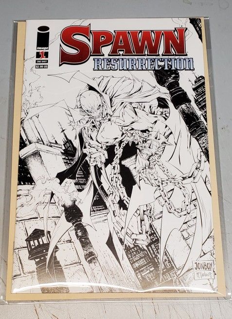 Image Comics Spawn Resurrection 1 Sketch Variant Cover
