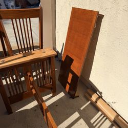 Ashley Adjustable Wood Table And 6 Chairs