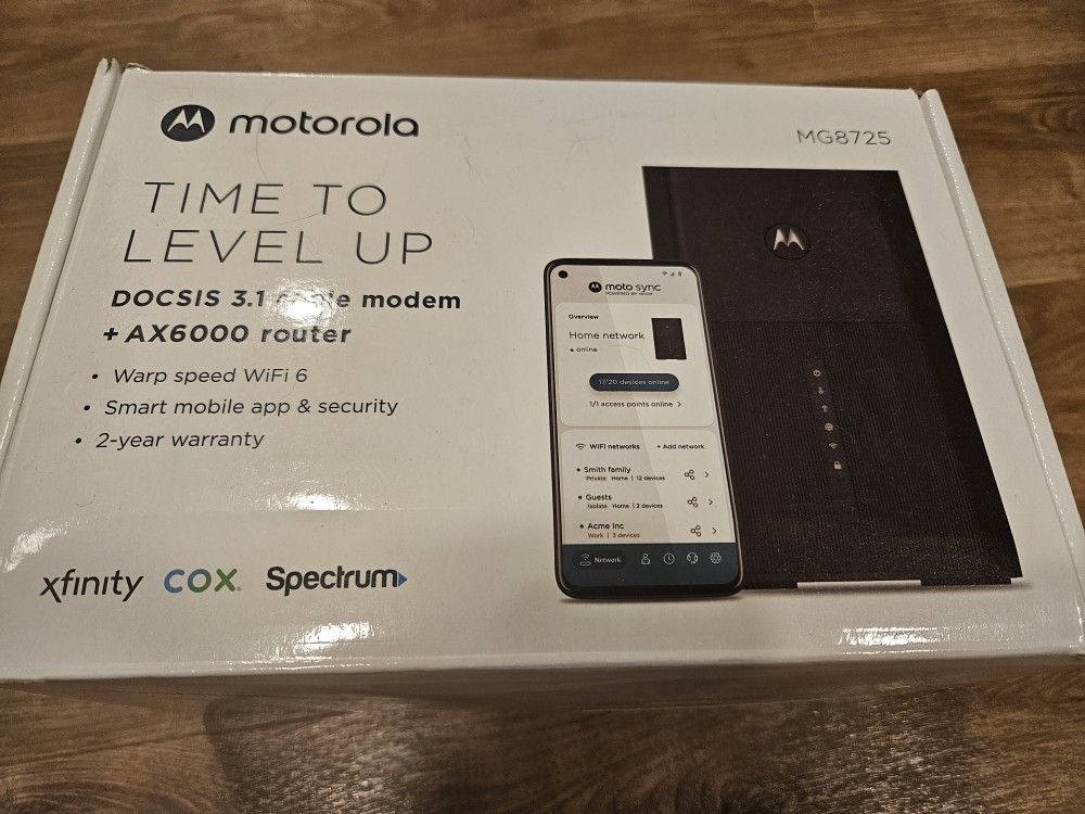 Selling A Motorola MG8725 Modem/Router