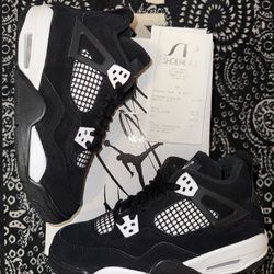 Air Jordan 4 White Thunder Grade School Size 7y