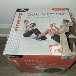 Fitness 20 Lb Slam Ball New In Box 