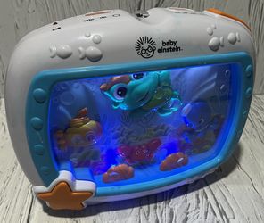 Baby Einstein Sea Dreams Sleep Soother Music Crib Toy Fish Tank Aquarium TESTED