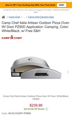 Camp Chef Italia Artisan Outdoor Pizza Oven PZ90D