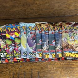 Pokemon 10 Single Packs 