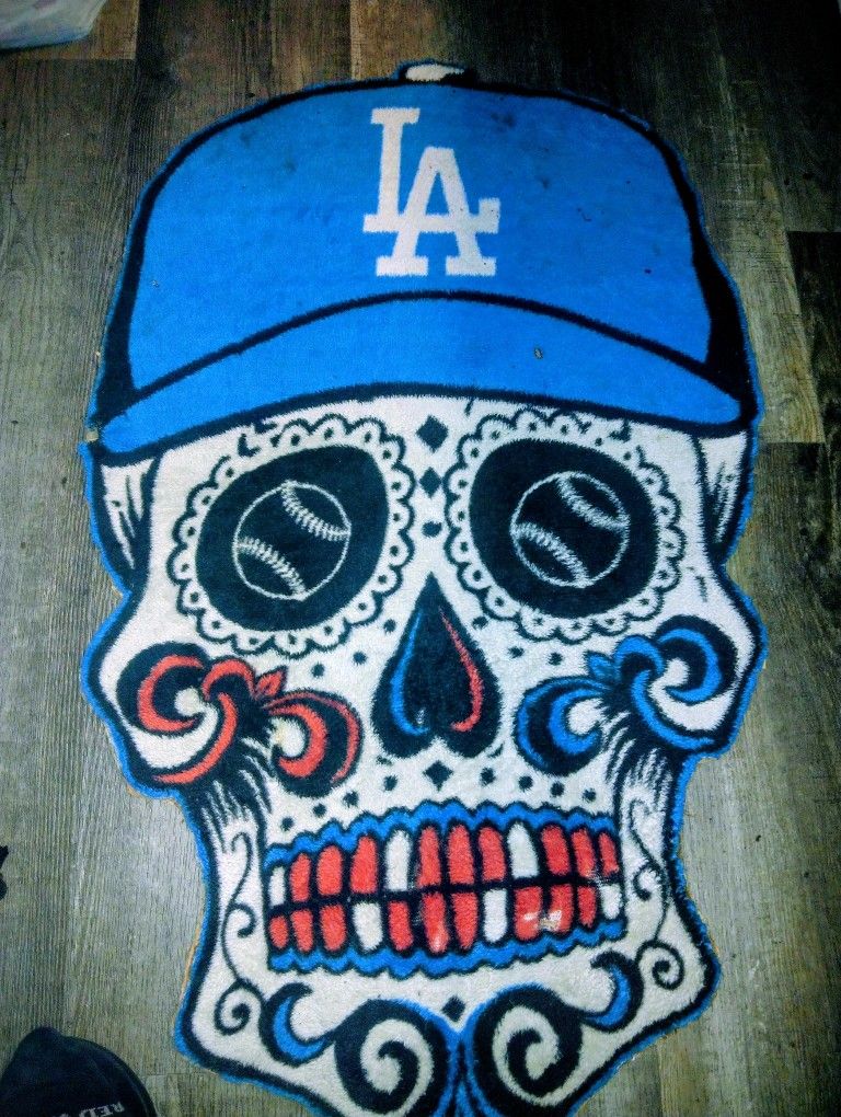 42"X30"  Customized Dodgers rug 