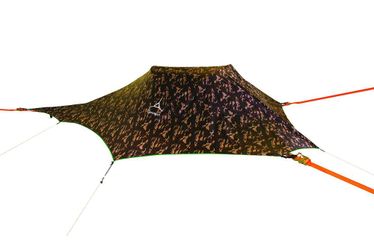 Connect 2 person tree tent with camouflage rain sheet