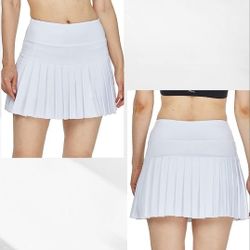 White Tennis Skirt Size Medium