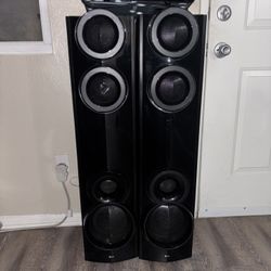 LG Home Theater With Two Speakers 