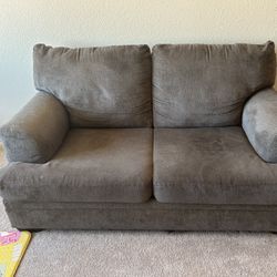 Grey Loveseat 