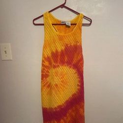 Women's Tie Dye Swimsuit Cover-up Size Medium 