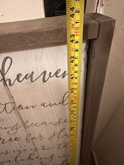 Beautiful In The Garden Faith , Hope And Love Wall Decoration.