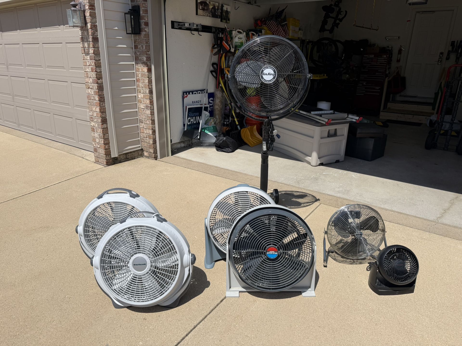Floor Fans, Various (see description)