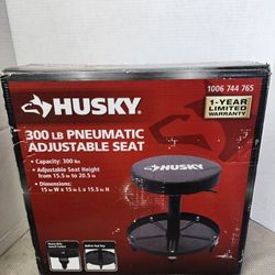 Husky 300 Lbs. Pneumatic Adjustable Seat Brand New (Price Is Firm)