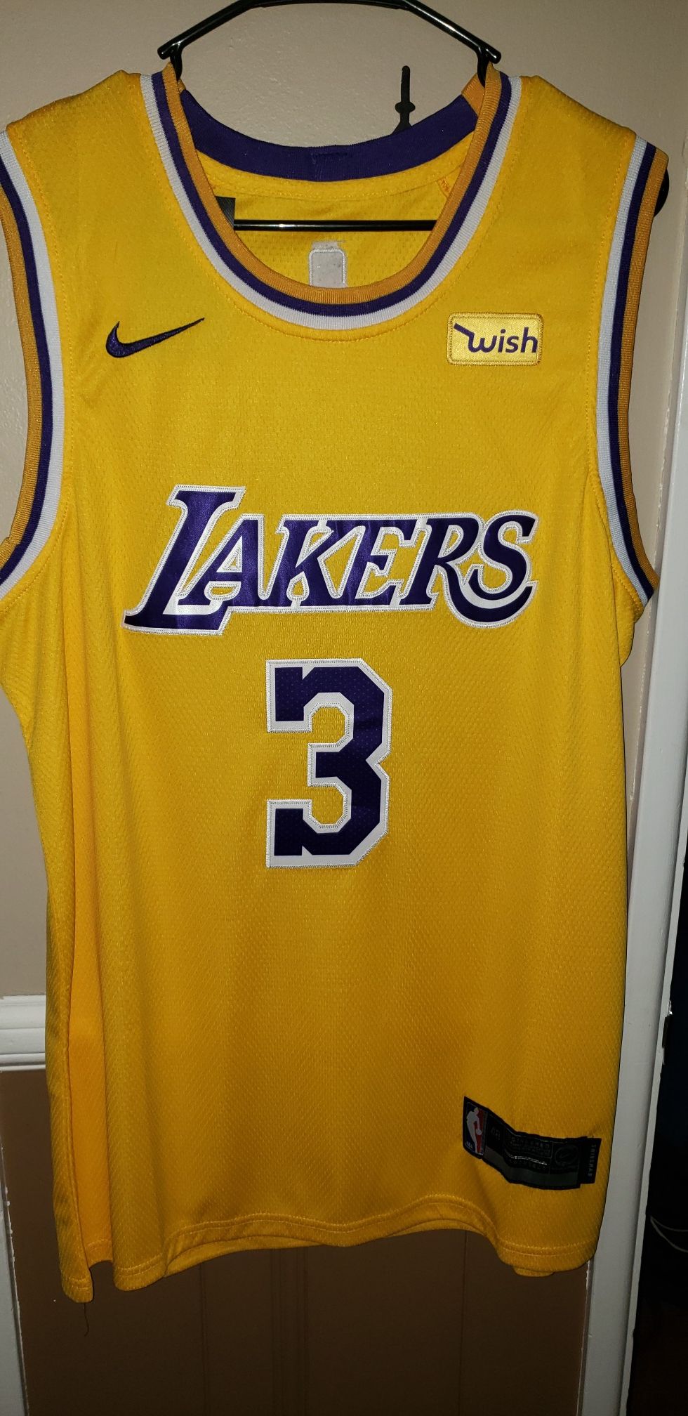 Men's Medium Anthony Davis Los Angeles Lakers Jersey New with Tags Stiched Nike $45. Ships ,+$3. Pick up in West Covina