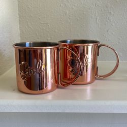 Stoli Copper Mugs 12 Ounces 