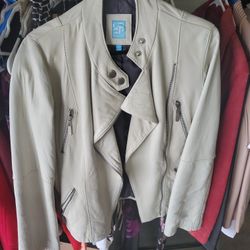 Leather Moto Jacket Barney's New York 