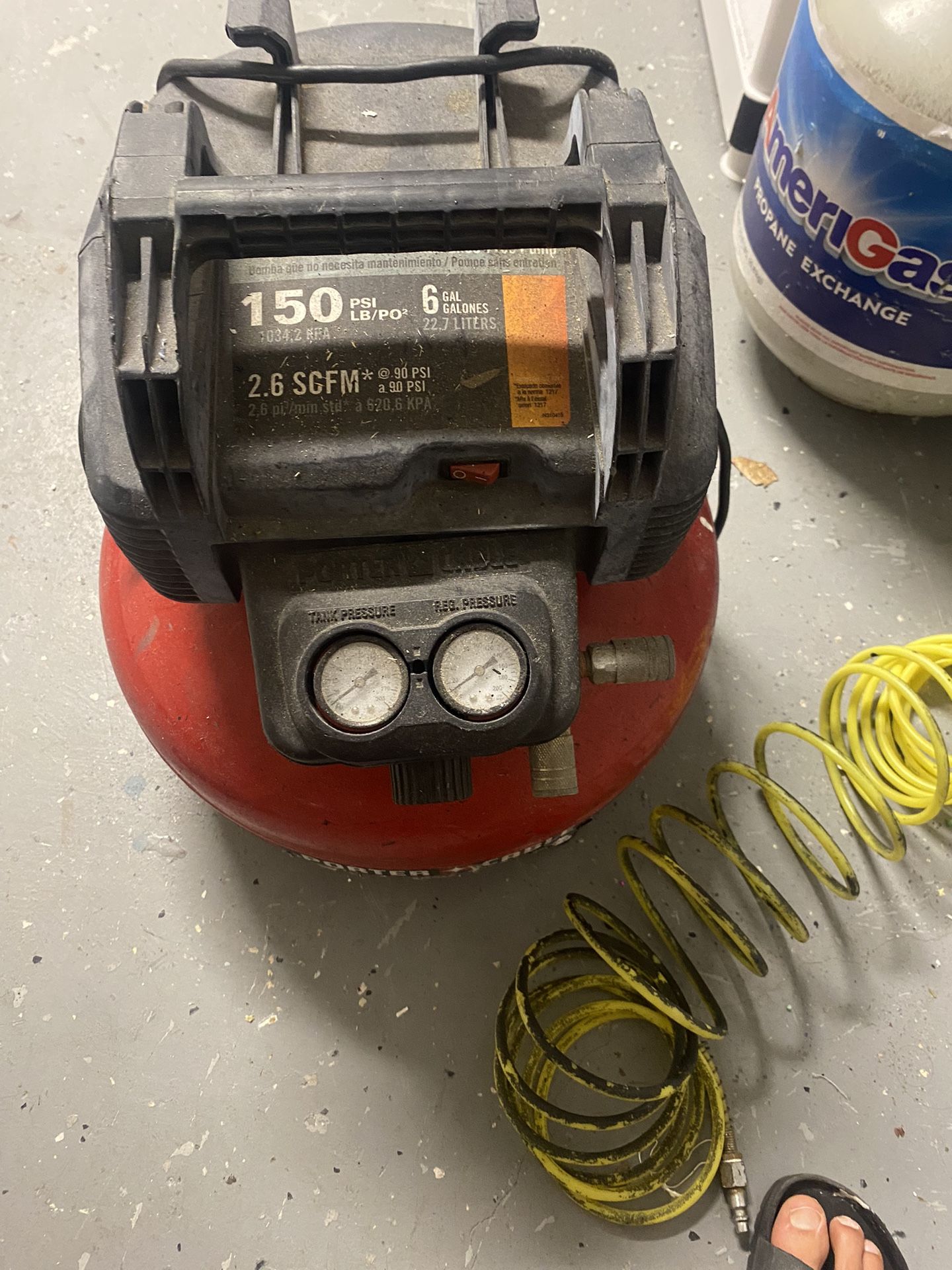 Air Compressor 150 Psi 6 gallon