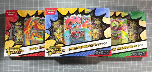 Pokémon TCG Ascended Heroes EX Box 3 Pack Costco Bundle