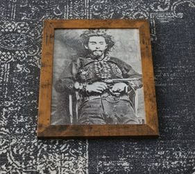Framed Vintage Photo Print - "Bloody Bill" Anderson Historical Post-Mortem Portrait (8x10)