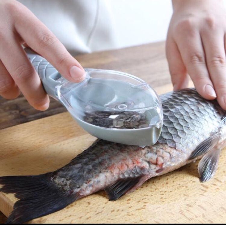 Practical fish scale help in the kitchen π )