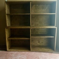 Wooden Bookshelves