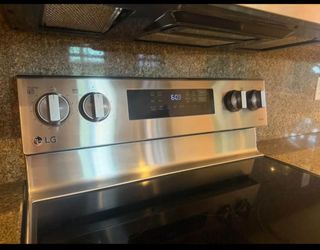 Lg electric range stove