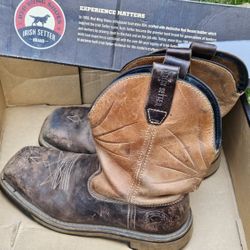 Red Wing Sz 6 Steel Toe Boot