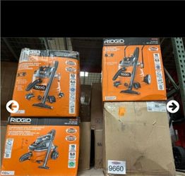 RIDGID Wet/Dry Vacuum Cleaners