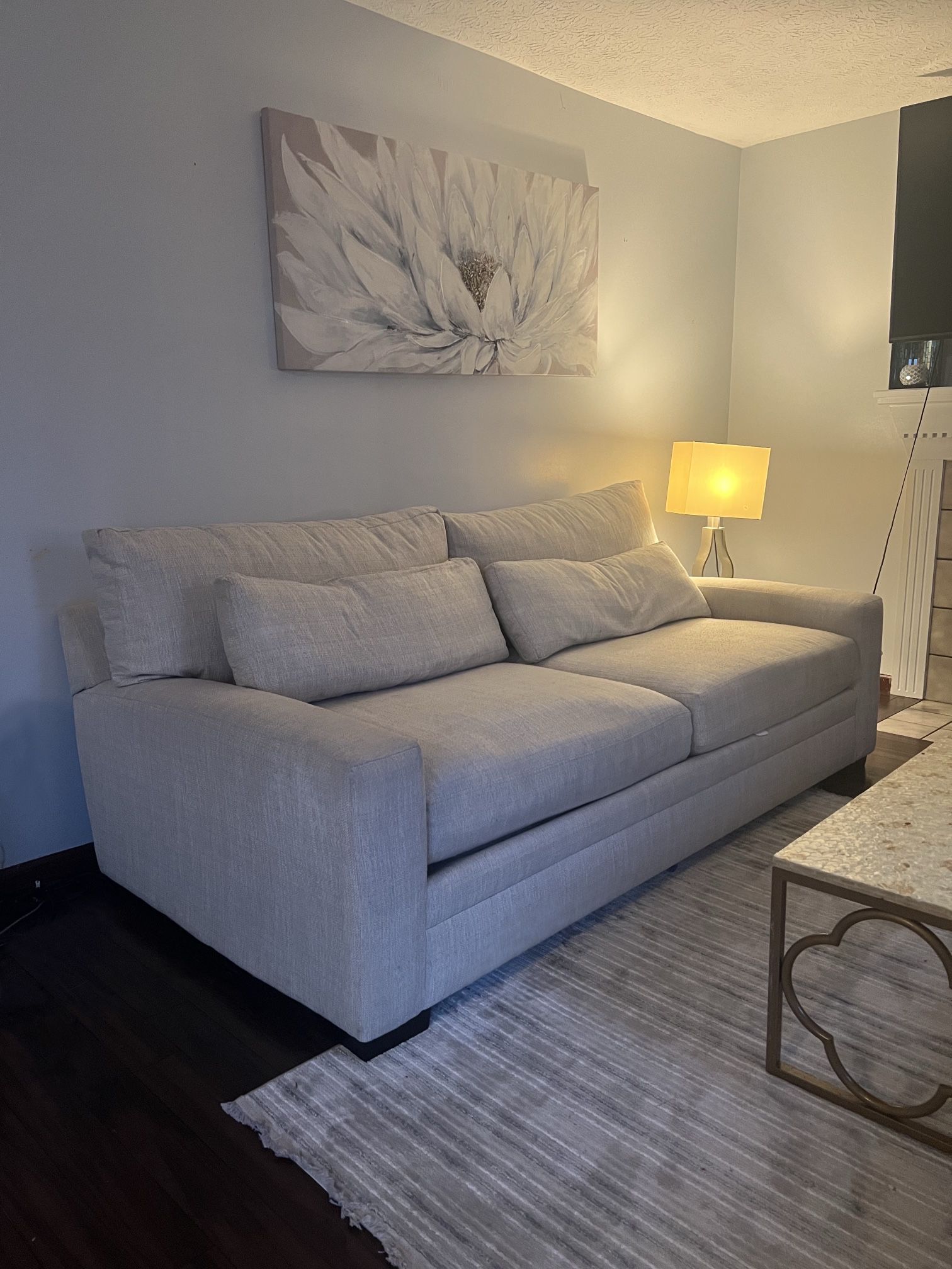Sectional sofa set with extra couch 