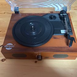 Zbrqotl Bluetooth Record Player Turntable
