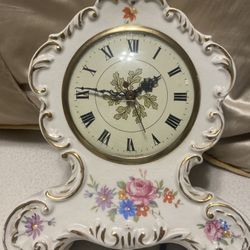 Antique Porcelain Table Clock