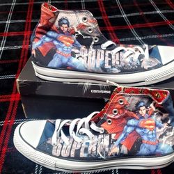 Superman Converse Chuck Taylor Unisex Shoes 