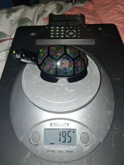 Mexican Opal Black Onyx Antique Piece