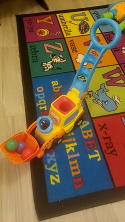 VTech pop a balls push and pop bulldozer