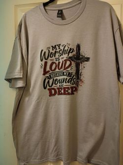 Christian Graphic Tee – My Worship Is Loud