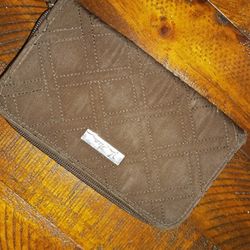 Wallet: Vera Bradley Brown Wallet 